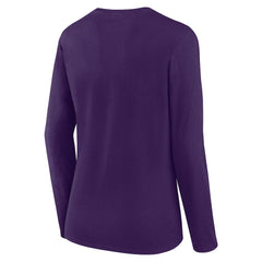 NFL Baltimore Ravens Logo Athletic Women's Grip Long Sleeve T-Shirt