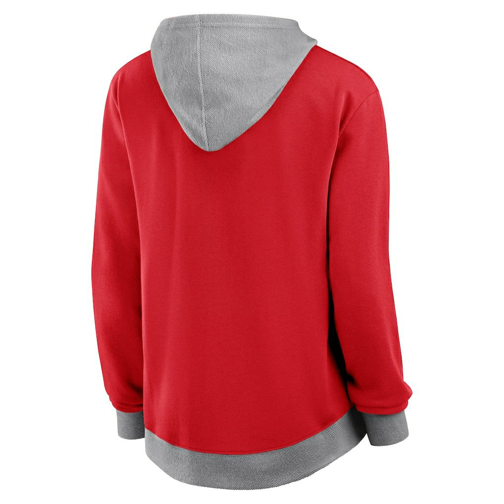 NFL Kansas City Chiefs Logo Athletic Women's Hit It French Terry Full-Zip Hoodie