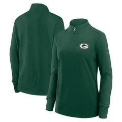 NFL Green Bay Packers Logo Athletic Women's Velocity Quarter-Zip Jacket