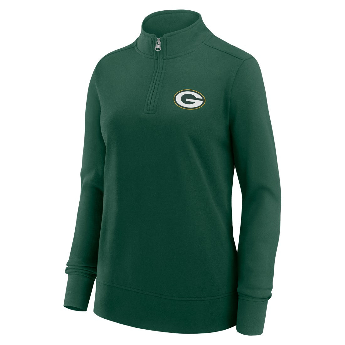 NFL Green Bay Packers Logo Athletic Women's Velocity Quarter-Zip Jacket
