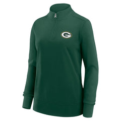 NFL Green Bay Packers Logo Athletic Women's Velocity Quarter-Zip Jacket