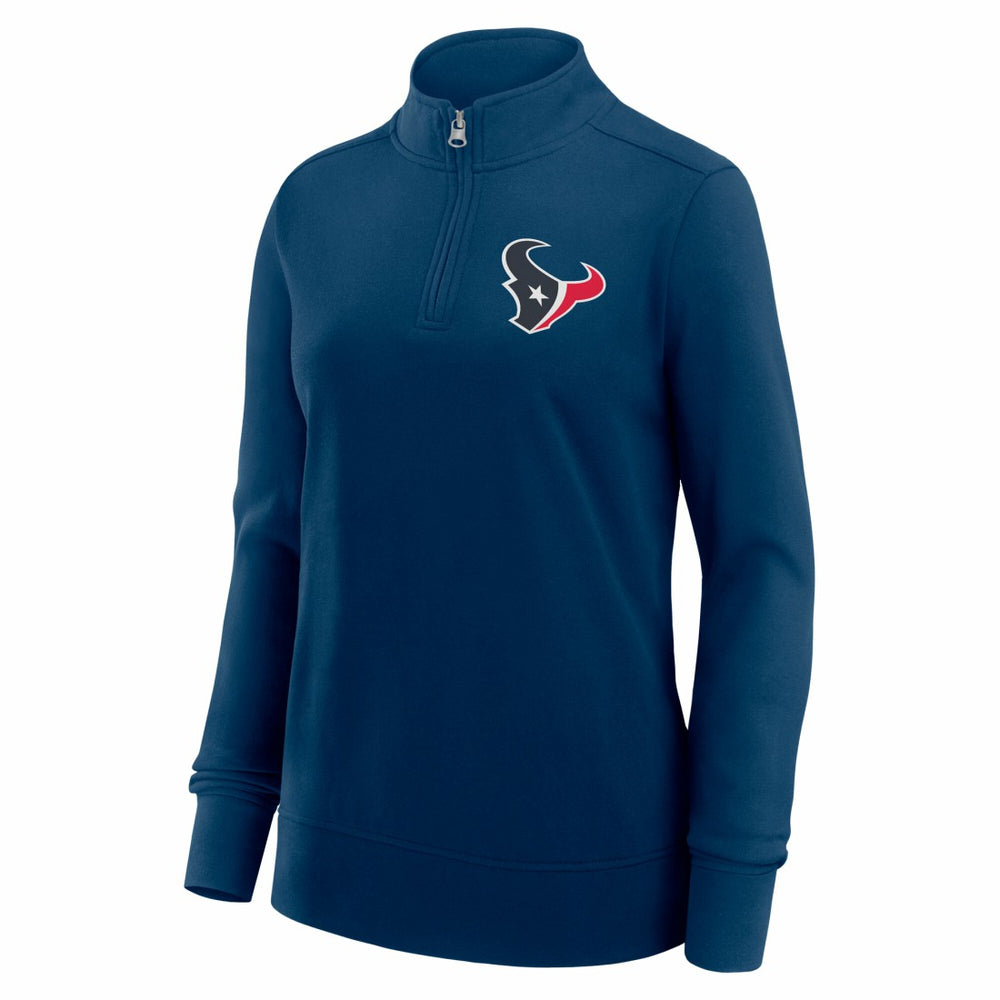 NFL Houston Texans Logo Athletic Women's Velocity Quarter-Zip Jacket