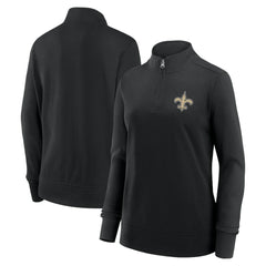 NFL New Orleans Saints Logo Athletic Women's Velocity Quarter-Zip Jacket