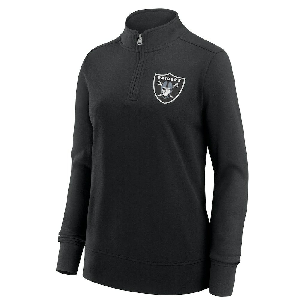 NFL Las Vegas Raiders Logo Athletic Women's Velocity Quarter-Zip Jacket