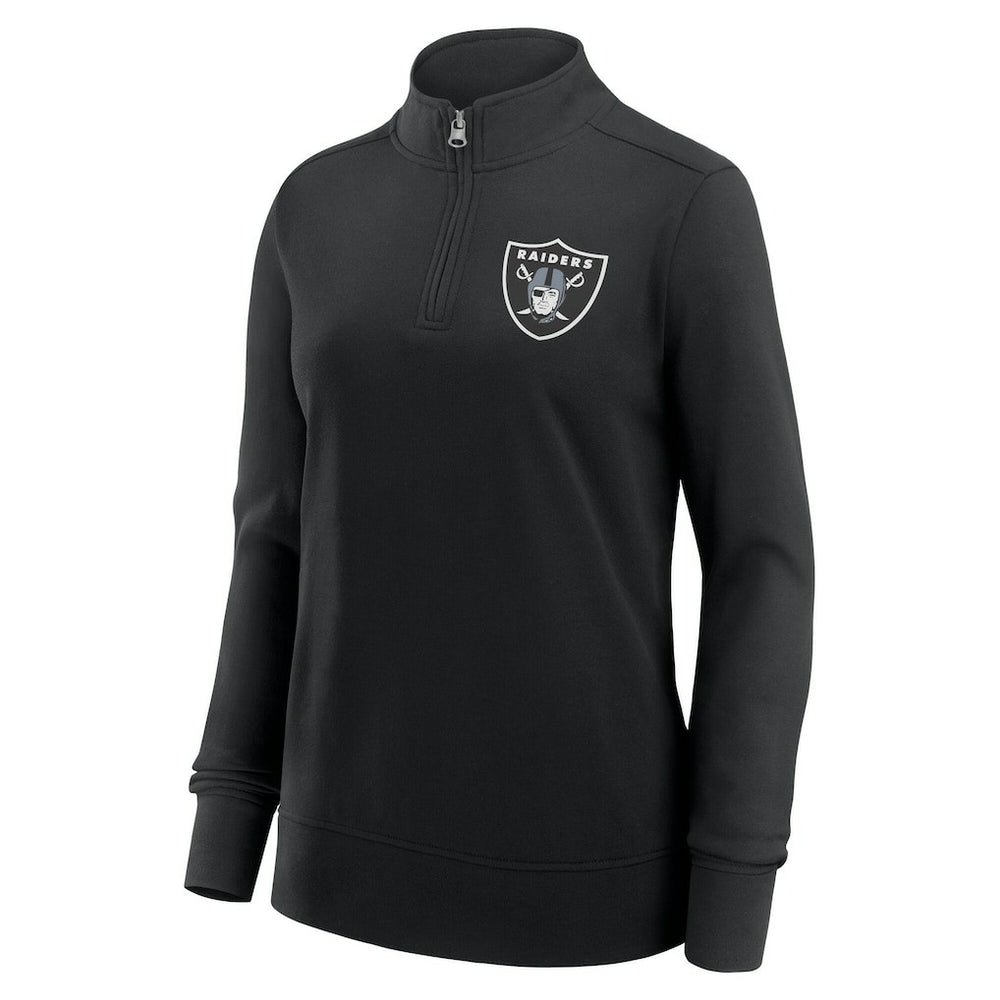 NFL Las Vegas Raiders Logo Athletic Women's Velocity Quarter-Zip Jacket