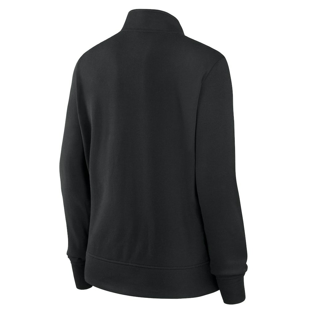 NFL Las Vegas Raiders Logo Athletic Women's Velocity Quarter-Zip Jacket