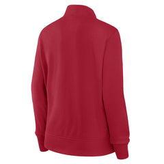 NFL San Francisco 49ers Logo Athletic Women's Velocity Quarter-Zip Jacket