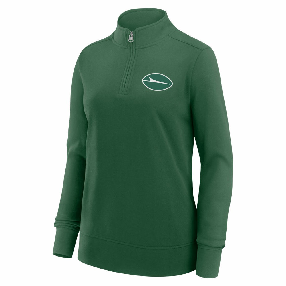 NFL New York Jets Logo Athletic Women's Velocity Quarter-Zip Jacket