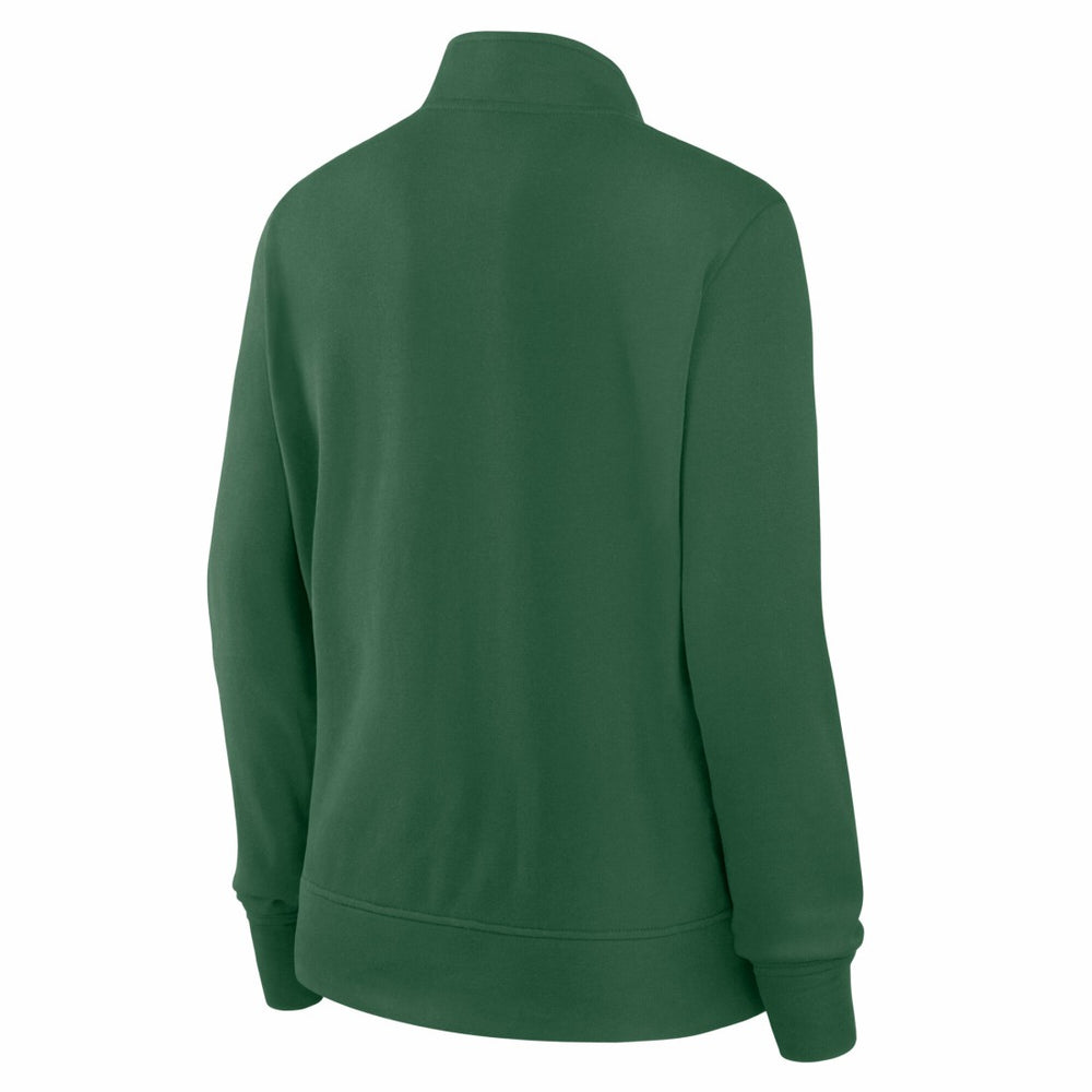 NFL New York Jets Logo Athletic Women's Velocity Quarter-Zip Jacket