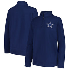 NFL Dallas Cowboys Logo Athletic Women's Velocity Quarter-Zip Jacket