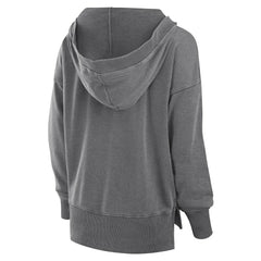 NFL Baltimore Ravens Women's Initiative Snow Wash French Terry V-Neck Pullover Hoodie