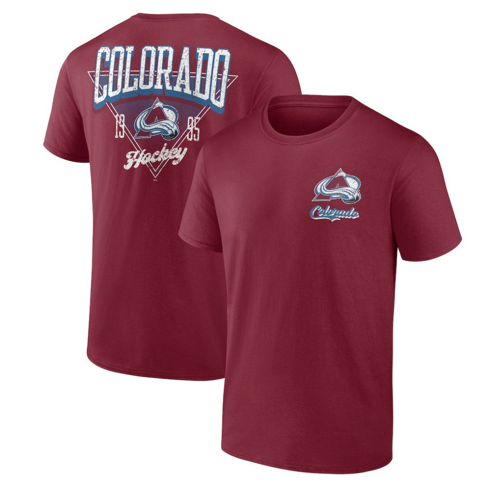 Colorado Avalanche Logo Athletic Never Over T-Shirt
