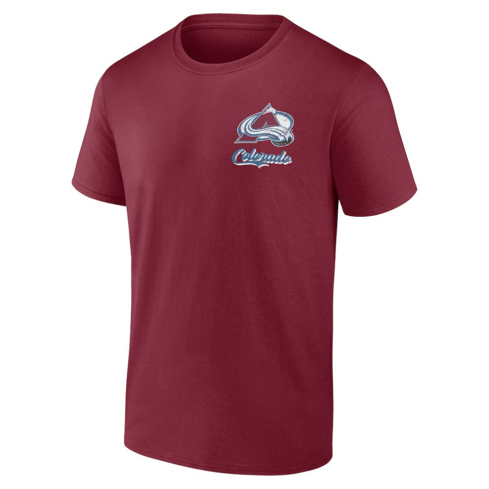 Colorado Avalanche Logo Athletic Never Over T-Shirt