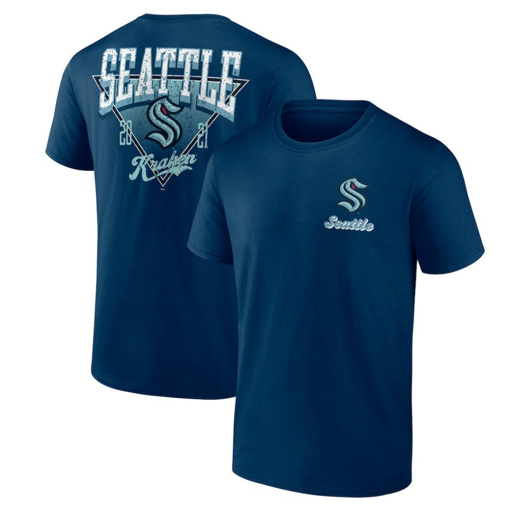 Seattle Kraken Logo Athletic Never Over T-Shirt