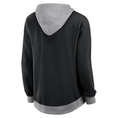 Pittsburgh Penguins Logo Athletic Women's Hit It French Terry Full-Zip Hoodie