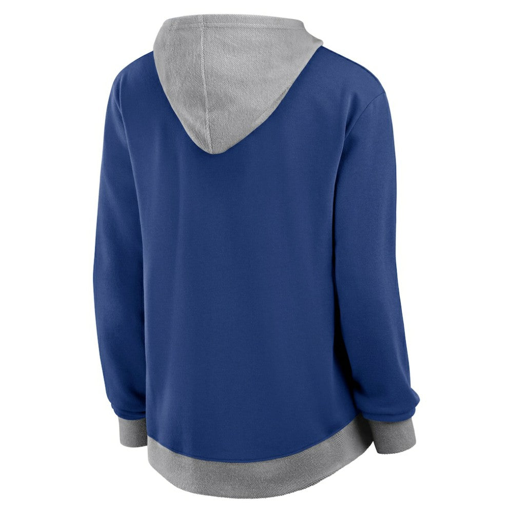 Toronto Maple Leafs Logo Athletic Women's Hit It French Terry Full-Zip Hoodie