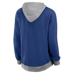 Toronto Maple Leafs Logo Athletic Women's Hit It French Terry Full-Zip Hoodie