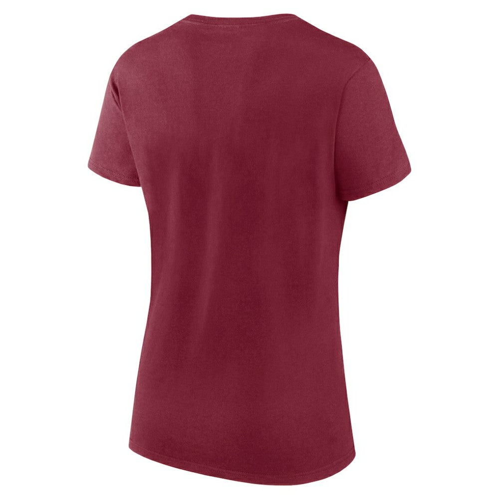 Colorado Avalanche Logo Athletic Women's Launch Scoop Neck T-Shirt