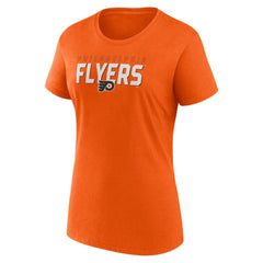 Philadelphia Flyers Logo Athletic Women's Launch Scoop Neck T-Shirt