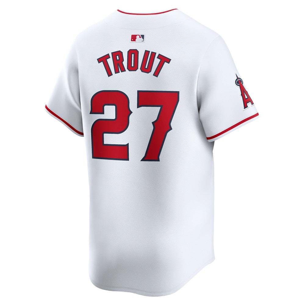 Mike Trout Los Angeles Angels Youth Home Limited Player Jersey - White | Nike