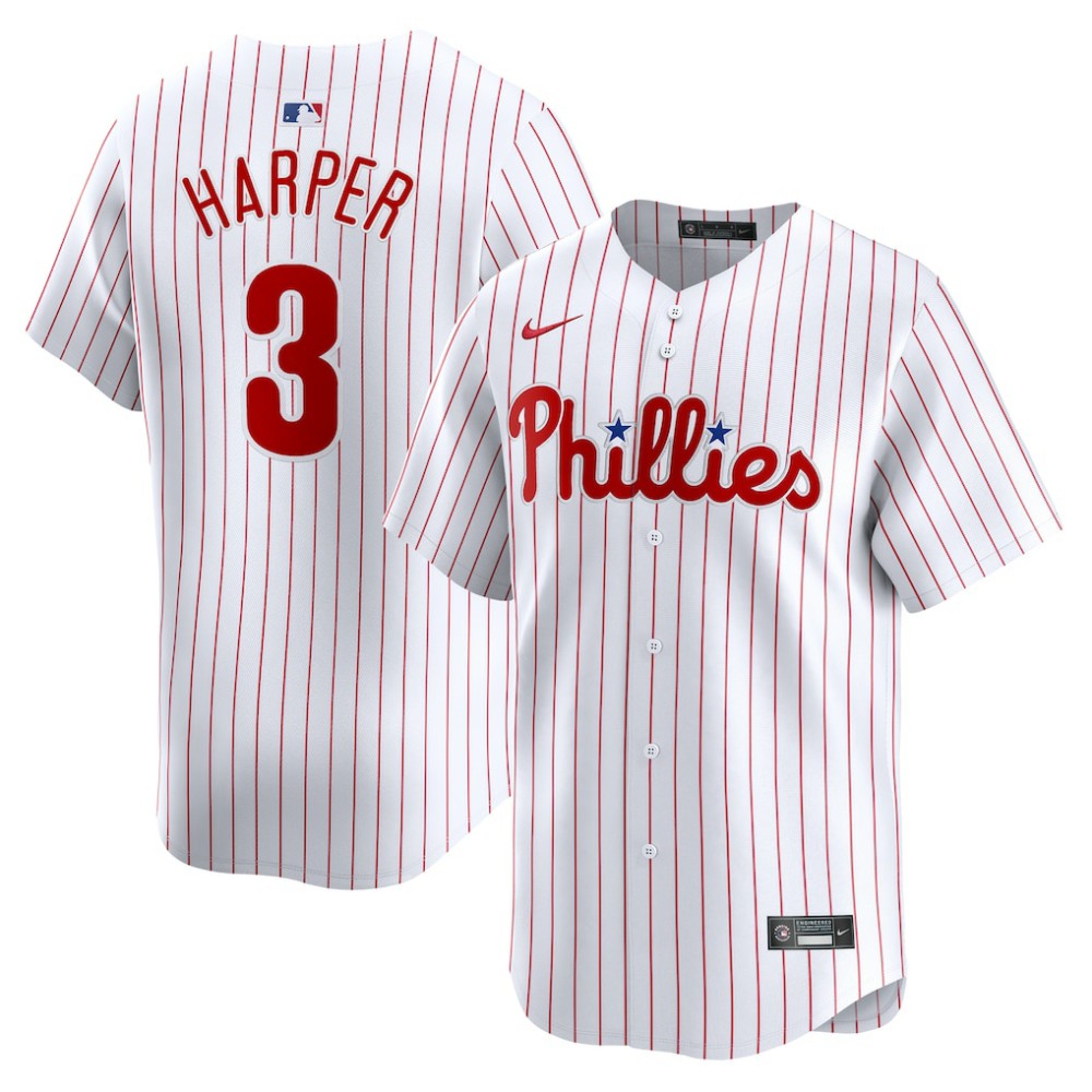 Bryce Harper Philadelphia Phillies Youth Home Limited Player Jersey - White | Nike