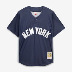 Derek Jeter New York Yankees Authentic Batting Practice Jersey - Navy | Mitchell & Ness