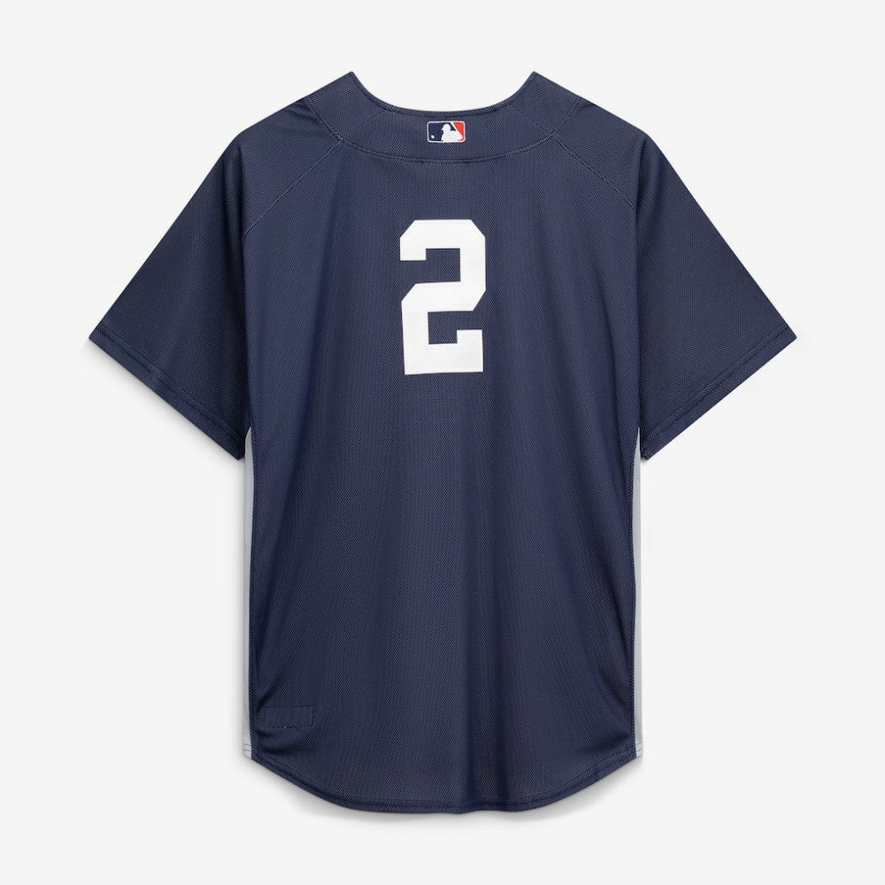 Derek Jeter New York Yankees Authentic Batting Practice Jersey - Navy | Mitchell & Ness