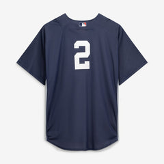Derek Jeter New York Yankees Authentic Batting Practice Jersey - Navy | Mitchell & Ness