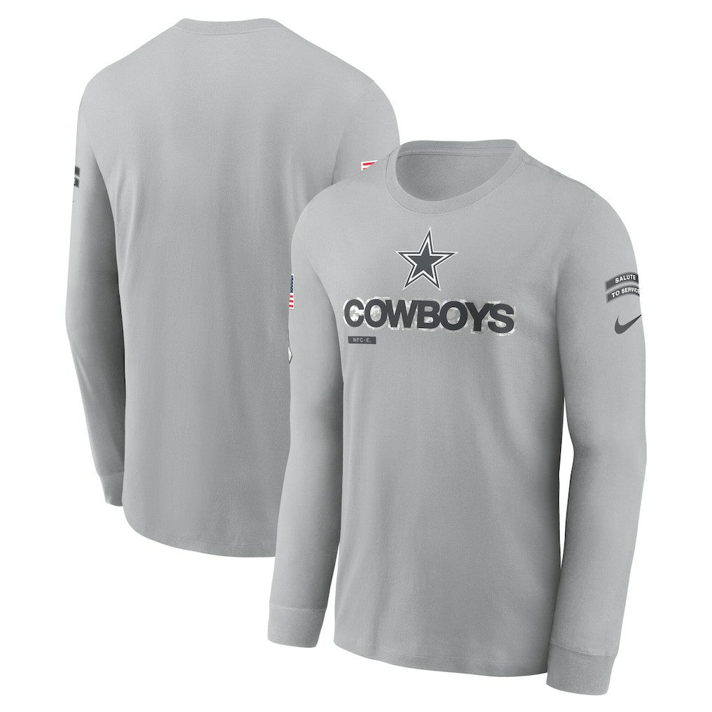 NFL Dallas Cowboys 2024 Salute To Service Long Sleeve T-Shirt