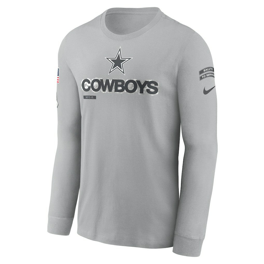 NFL Dallas Cowboys 2024 Salute To Service Long Sleeve T-Shirt