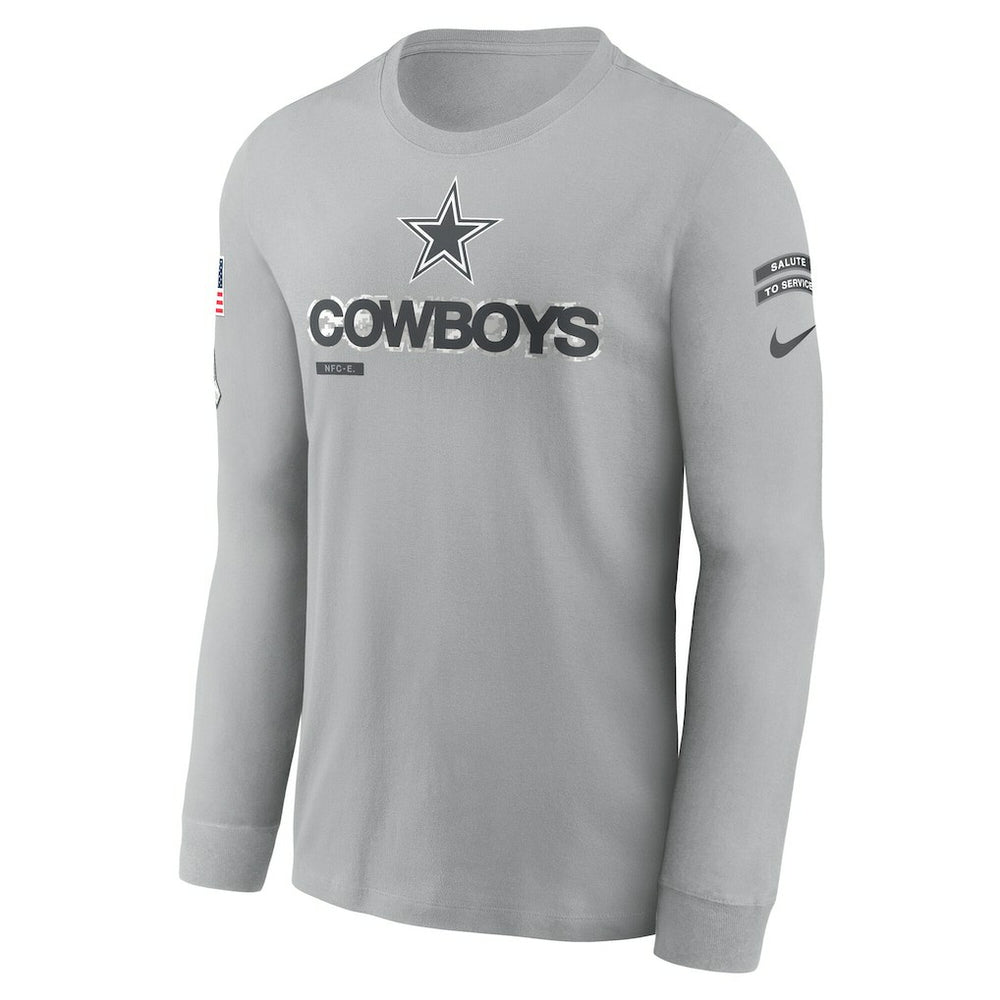 NFL Dallas Cowboys 2024 Salute To Service Long Sleeve T-Shirt