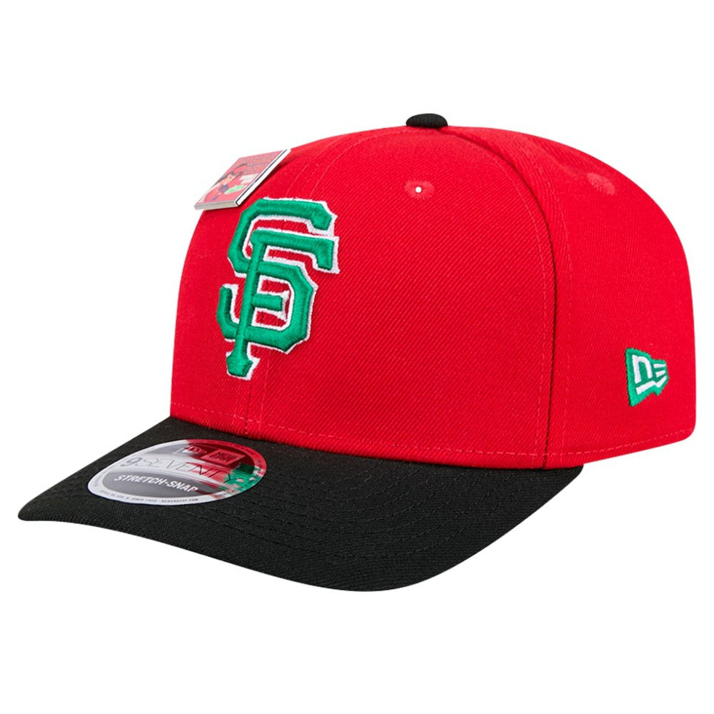 San Francisco Giants 2024 Big League Chew Flavor Pack 9SEVENTY Adjustable Hat - Red/Black | New Era
