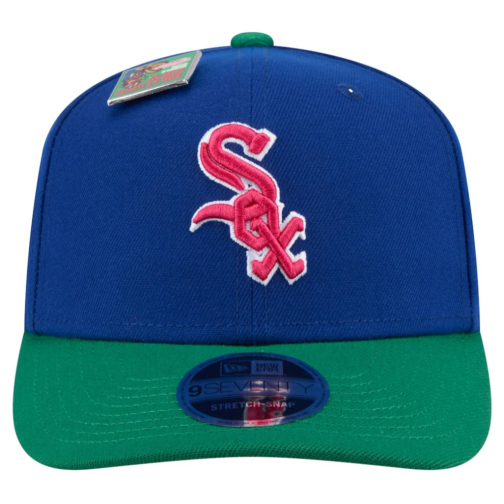 Chicago White Sox 2024 Big League Chew Flavor Pack 9SEVENTY Adjustable Hat - Royal/Green | New Era