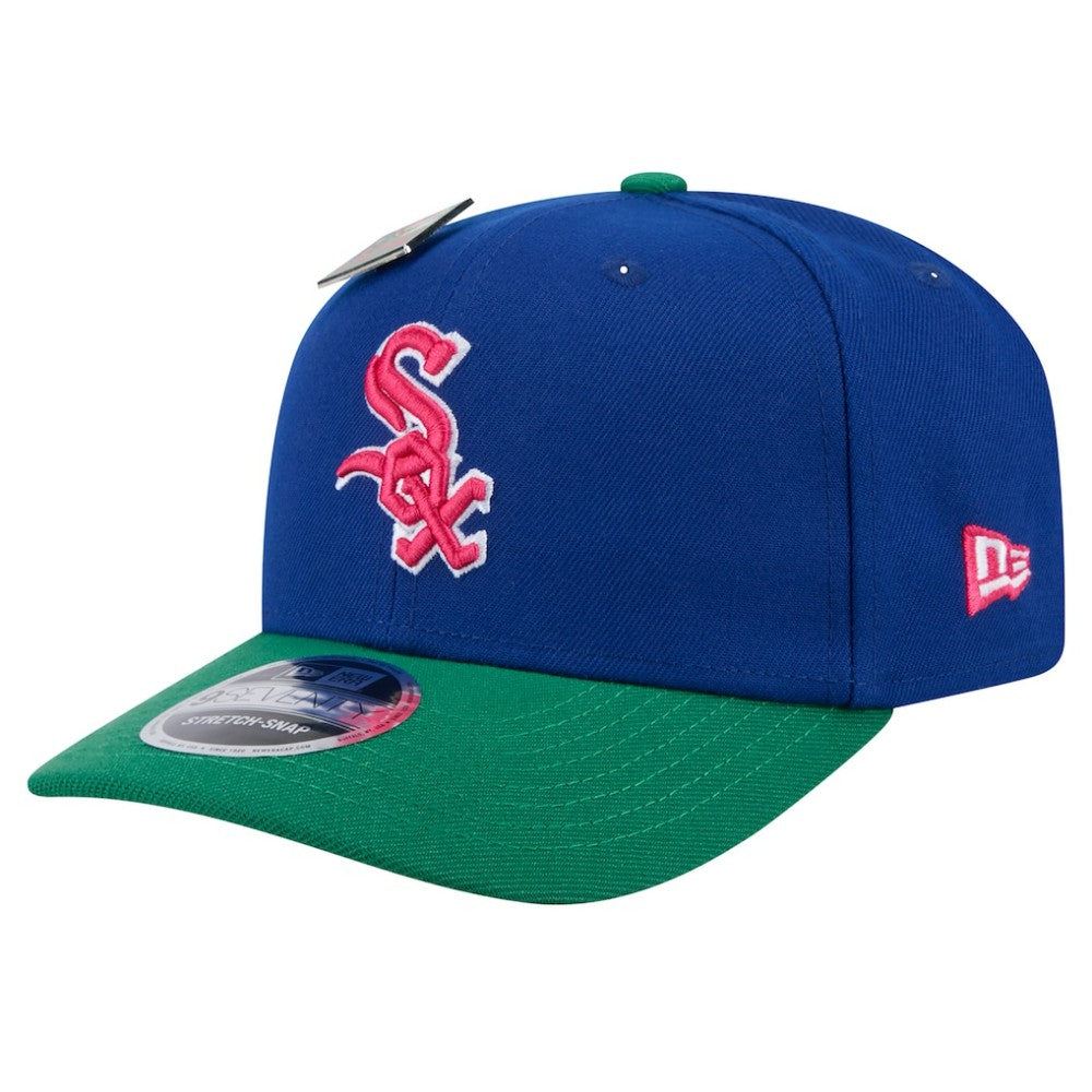 Chicago White Sox 2024 Big League Chew Flavor Pack 9SEVENTY Adjustable Hat - Royal/Green | New Era