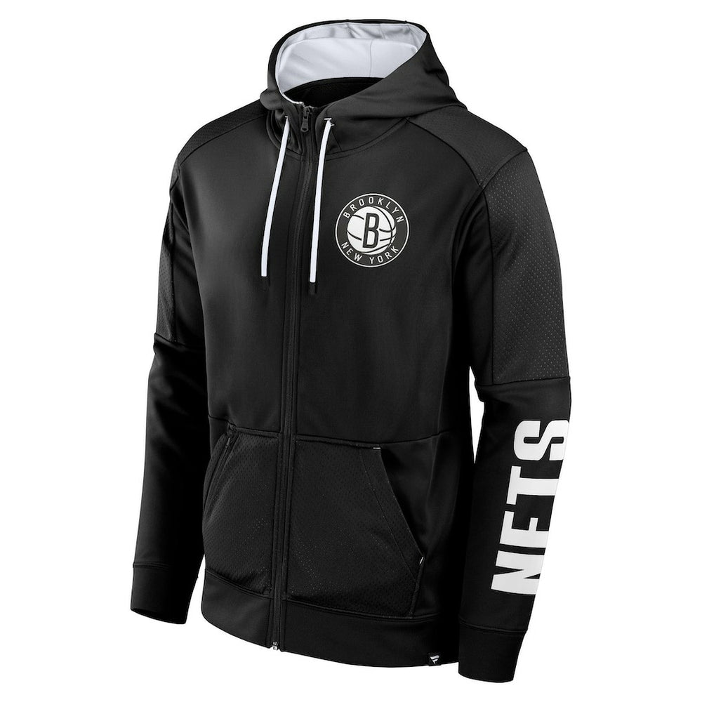 Brooklyn Nets Baller Defender Performance Full-Zip Hoodie - Black | Fanatics discount