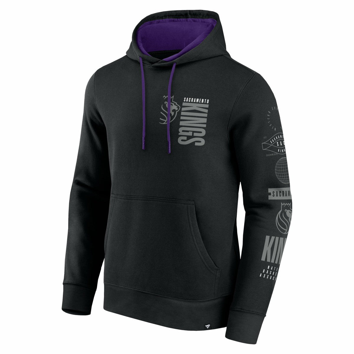 Sacramento Kings Game Time Crossover Pullover Hoodie - Black | Fanatics cheap