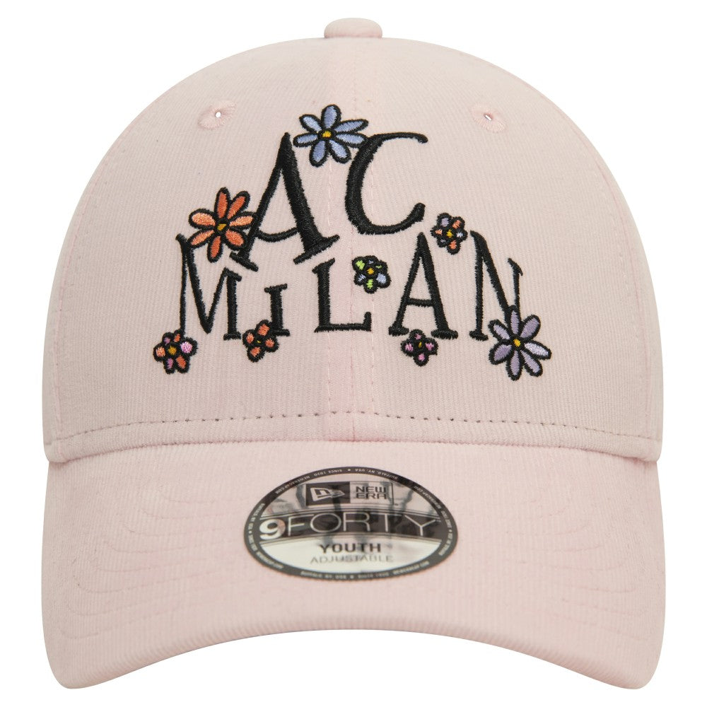 AC Milan New Era Youth Needle Corduroy 9FORTY Adjustable Hat / Soccer Discount