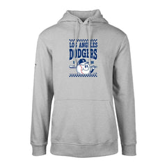 Los Angeles Dodgers Levelwear  Podium Inaugural Pullover Hoodie - Gray
