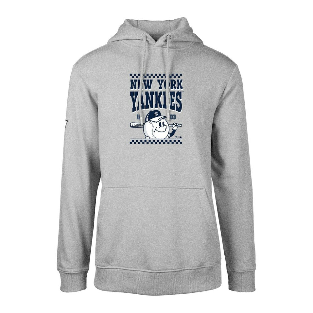 New York Yankees Levelwear  Podium Inaugural Pullover Hoodie - Gray