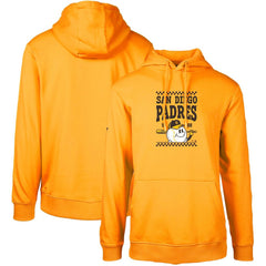 San Diego Padres Levelwear  Podium Inaugural Pullover Hoodie - Gold