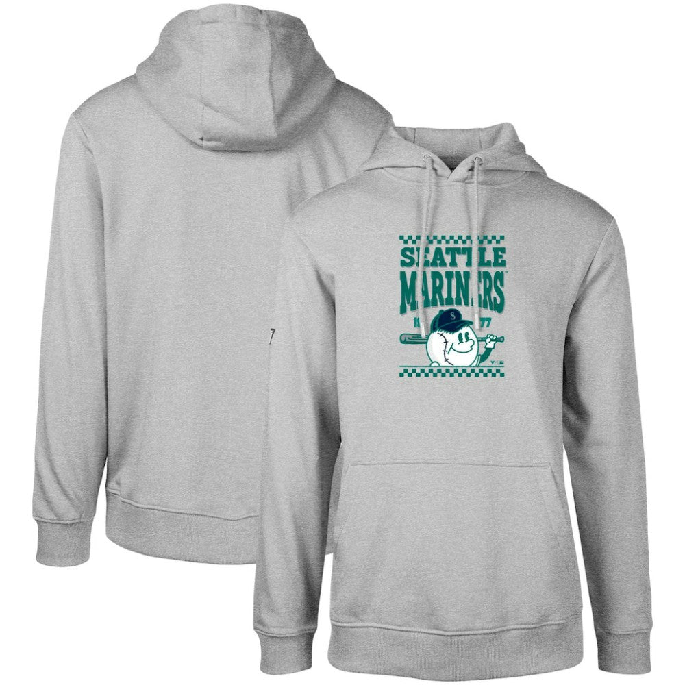 Seattle Mariners Levelwear  Podium Inaugural Pullover Hoodie - Gray