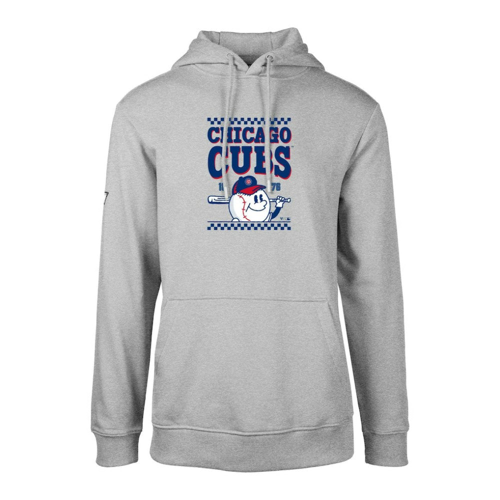 Chicago Cubs Levelwear  Podium Inaugural Pullover Hoodie - Gray