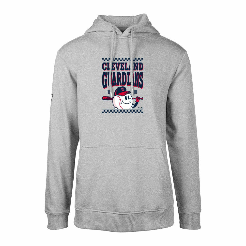 Cleveland Guardians Levelwear  Podium Inaugural Pullover Hoodie - Gray
