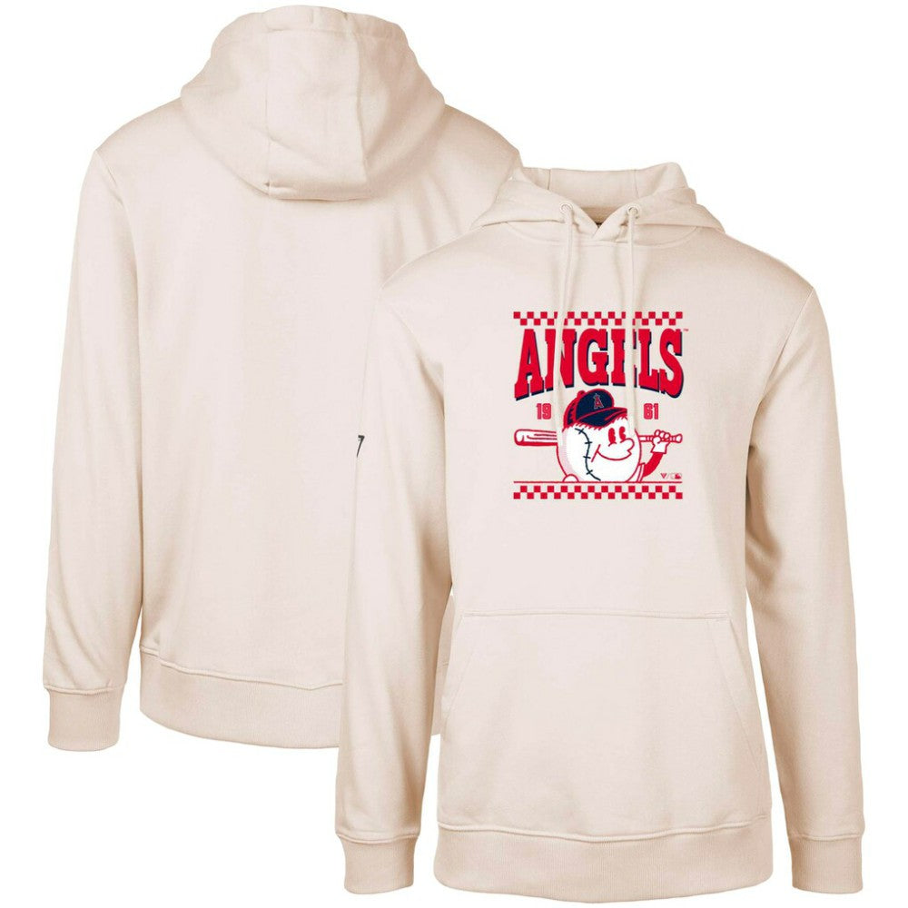 Los Angeles Angels Levelwear  Podium Inaugural Pullover Hoodie - Cream