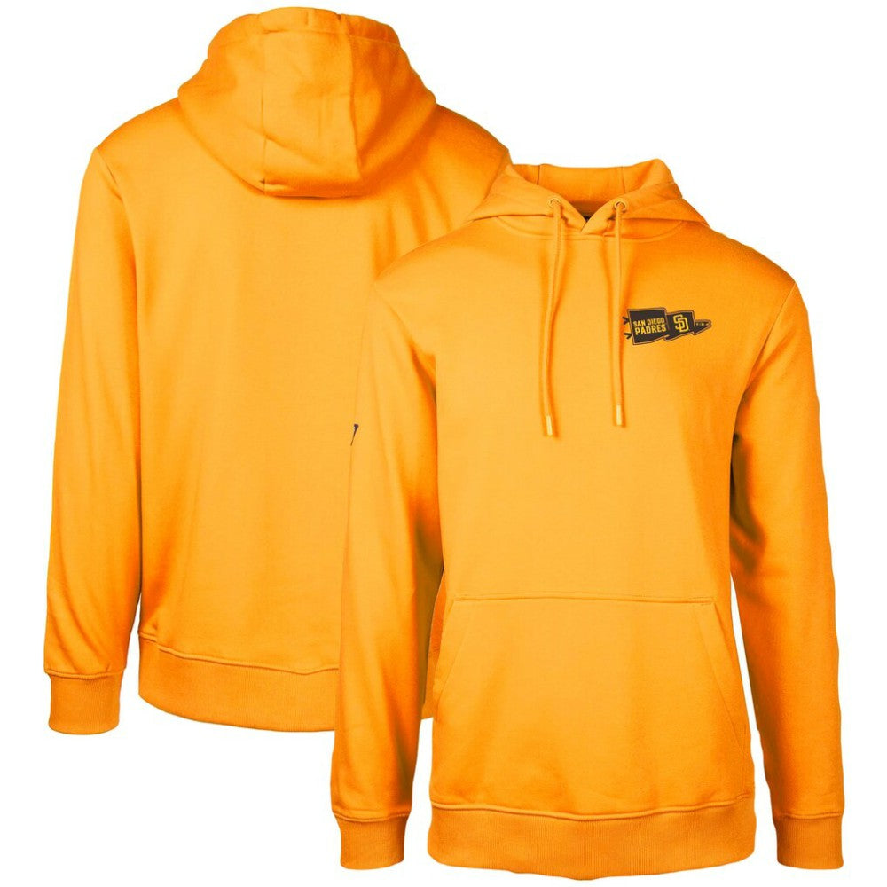 San Diego Padres Levelwear  Podium Rafters Pullover Hoodie - Gold