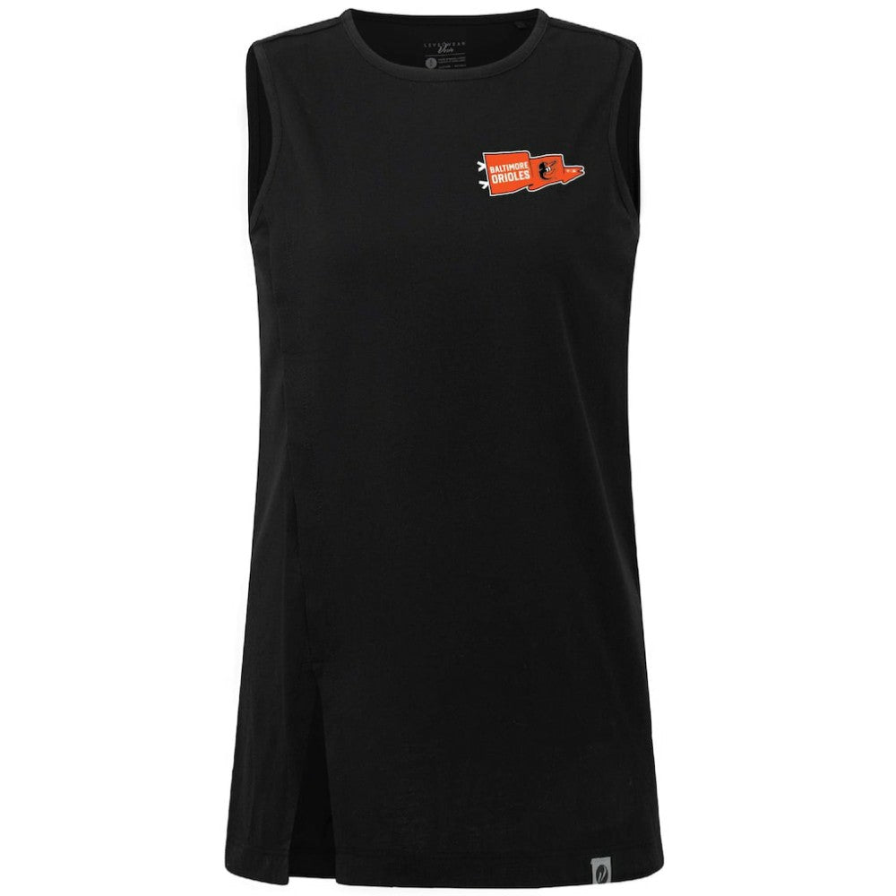 Baltimore Orioles Levelwear Women's  Influx Rafters Tank Top - Black