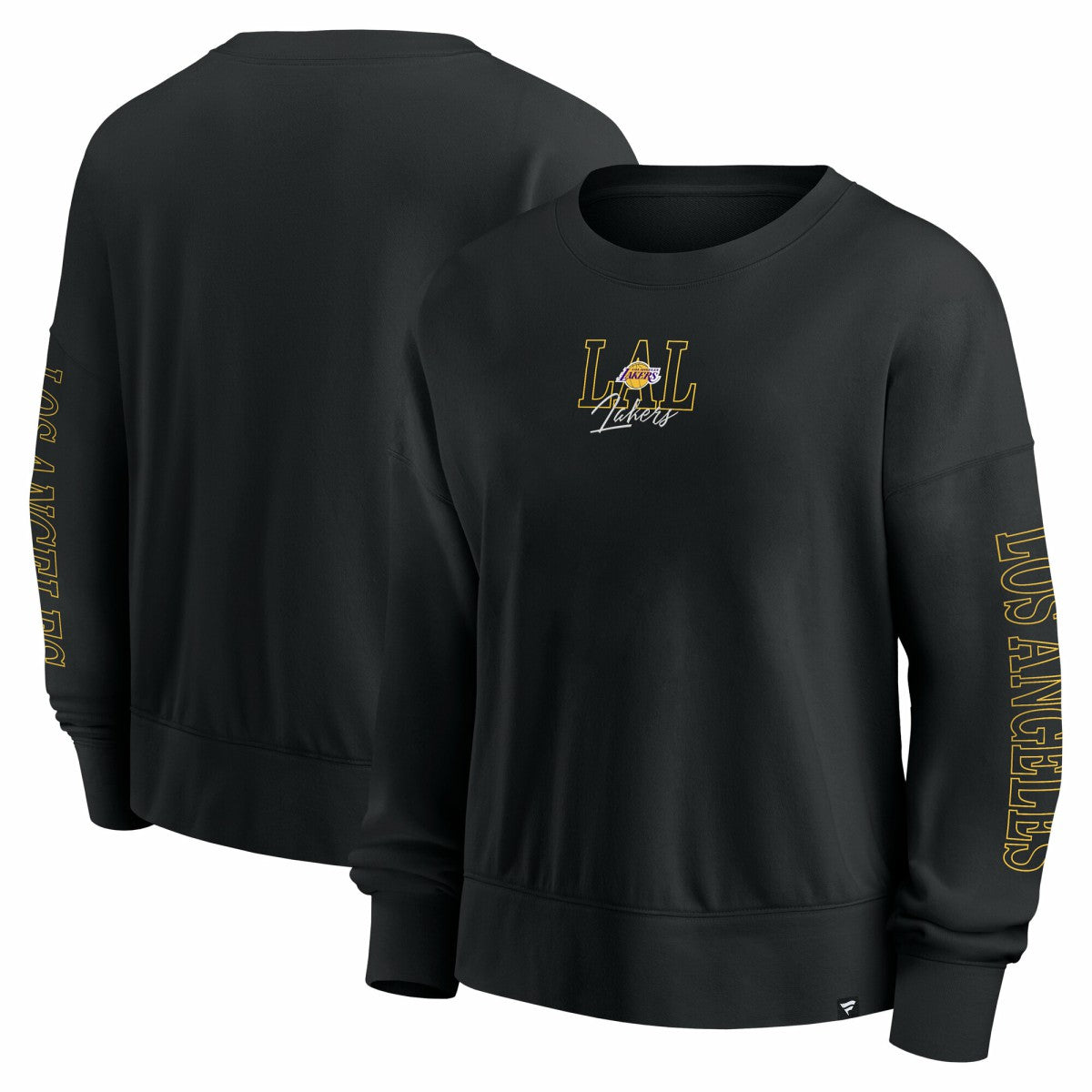 Los Angeles Lakers Women's Oversized Game Day Pullover Sweatshirt - Black | Fanatics discount
