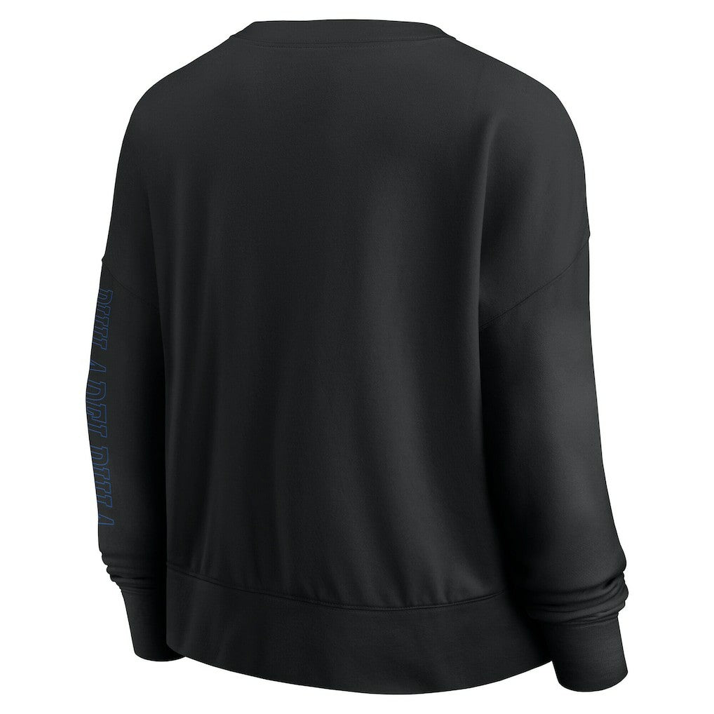 Philadelphia 76ers Women's Oversized Game Day Pullover Sweatshirt - Black | Fanatics cheap