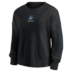 Golden State Warriors Women's Oversized Game Day Pullover Sweatshirt sale - Black | Fanatics outlet
