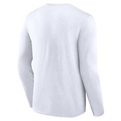 Brooklyn Nets Logo Athletic Vision Long Sleeve T-Shirt - White outlet